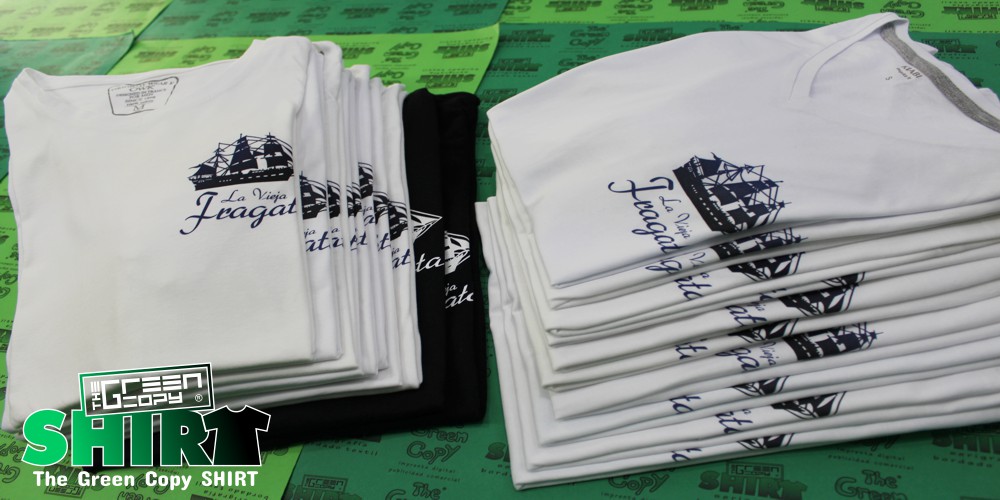 serigrafía de camisetas para hostelería bares pubs restaurantes catering marisquería la fragat impresión imprimir Villanueva de la Cañada MADRID