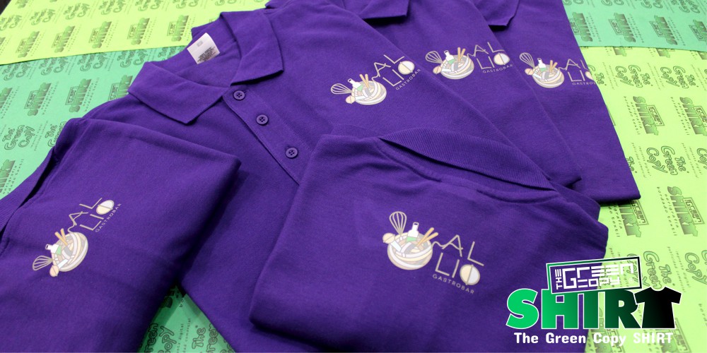 serigrafía de camisetas para hostelería bares pubs restaurantes gastrobar al lio impresión imprimir Villanueva de la Cañada MADRID